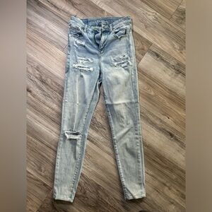 AMERICAN EAGLE curvy super high rise jegging size 4 regular